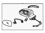 87620D2510 - : Mirror Assembly for Hyundai Image