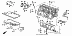 11200PM3020 - Engine: PAN, OIL for Honda Image