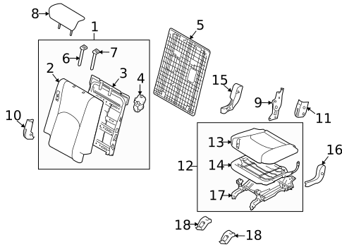 Third Row Seats for 2009 Kia Borrego #0