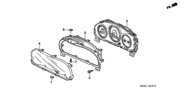 Meter Components (NS) (Visteon) (2) for 2005 Honda Civic #0
