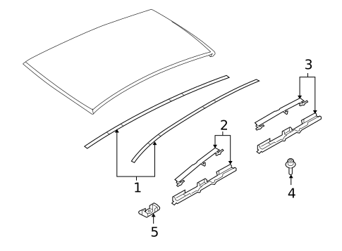 Exterior Trim - Roof for 2008 Saturn Astra #0