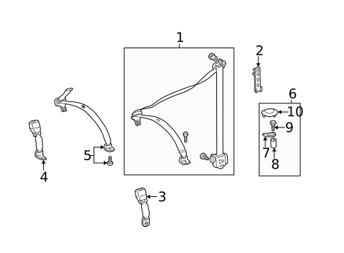 Seat Belt for 2002 Mercedes-Benz ML500 #0
