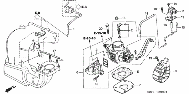 Throttle Body for 2002 Honda Insight #0