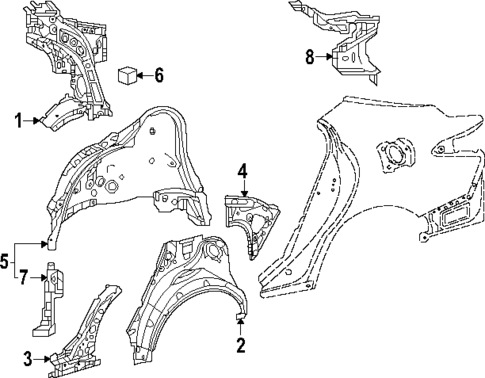 Inner Structure for 2020 Toyota Camry #0