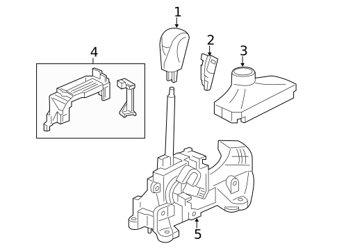 Gear Shift Control for 2015 Acura MDX #0
