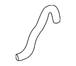 89024942 - Cooling System: Upper Hose for Buick: Rainier | Chevrolet: Trailblazer | GMC: Envoy Image