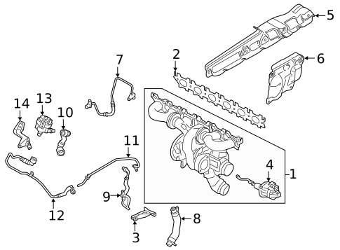 Exhaust Manifold for 2019 BMW X3 #0