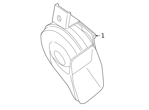 Horn for 2006 Volvo S80 #0