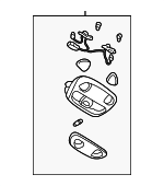 84621AE020NE - Body: Map Lamp Assembly for Subaru: Impreza, Legacy, Outback Image