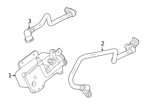 Trans Oil Cooler for 2013 BMW 528i #1