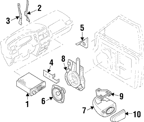 Sound System for 1995 Isuzu Rodeo #0