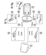 68325079AB - Interior Trim: Seat Shield for Mopar Image
