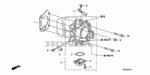 16176RBC004 - Engine: GASKET, THROTTLE BODY for Honda Image