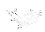 2128210251 - Electrical System: Impact Sensor, Ped. Prot for Mercedes-Benz Image