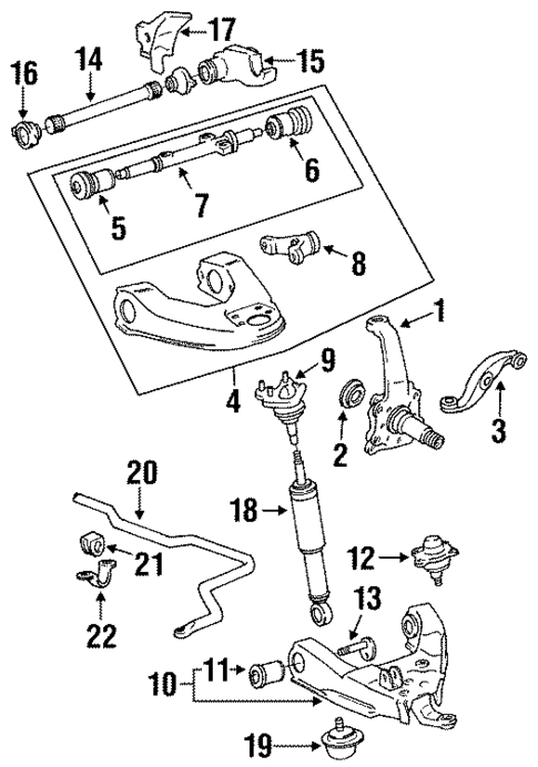 Suspension Components for 1991 Toyota 4Runner #1