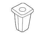 63171367868 - Body: Kick Panel Trim Nut for BMW Image