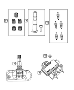 56029543AA - Wheels: Tire Pressure Monitoring Module for Mopar Image