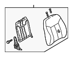 BL8H88180A65 - Body: Seat Back Assembly for Mazda: Protege, Protege5 Image