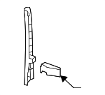 95855523701OP1 - Body: Kick Panel Trim for Porsche: Cayenne Image