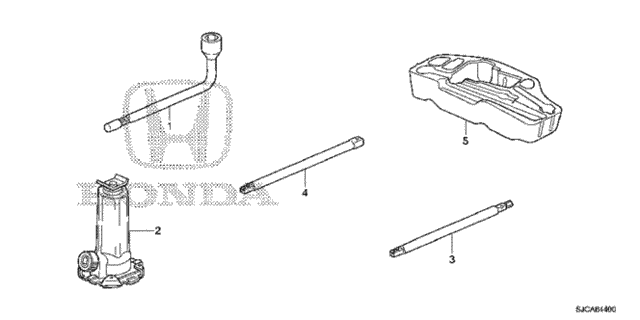 Tools - Jack for 2014 Honda Ridgeline #0