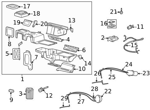 HVAC Case for 2005 Mazda B2300 #0