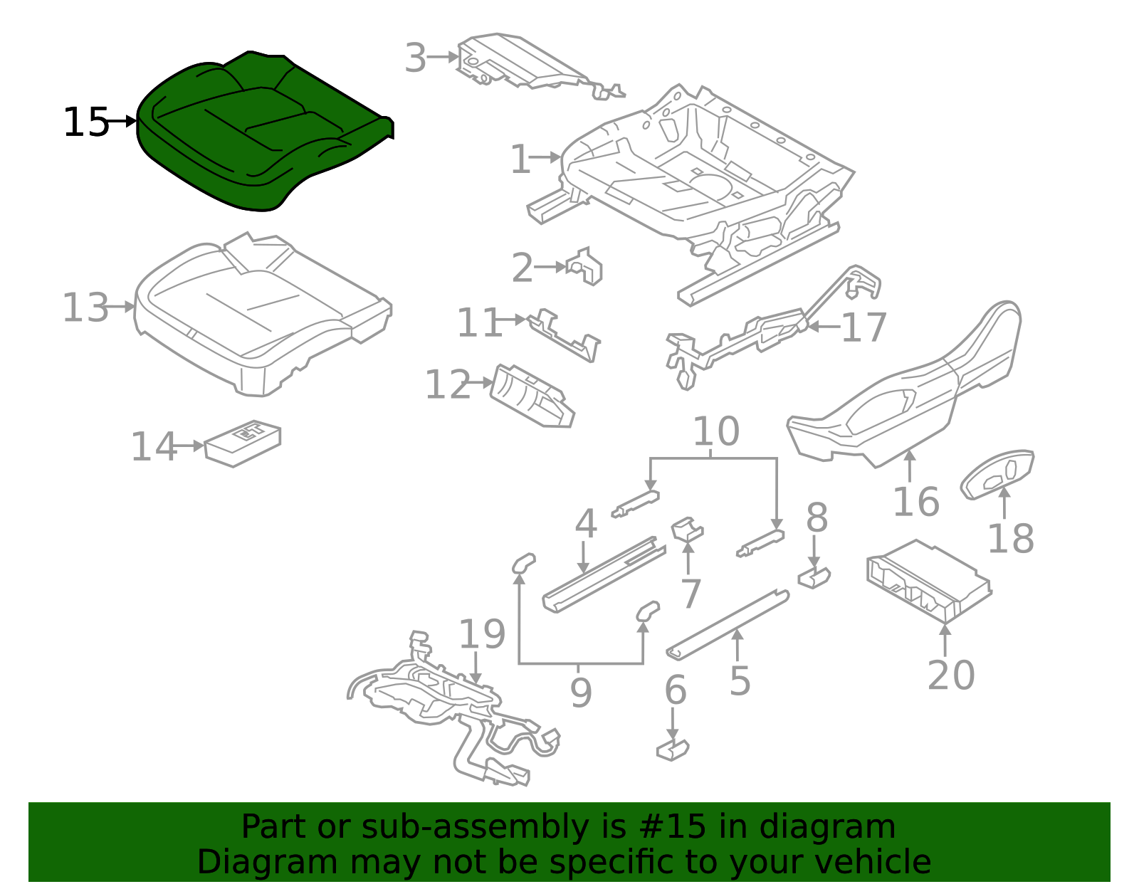 Cushion Cover - Porsche (9Y0-881-405-AK-OU6)