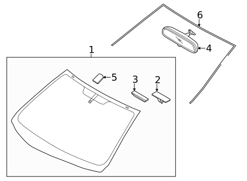 Reveal Moldings for 2020 Kia Rio #0