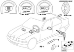 61316920842 - Bodywork: Radio Remote Control Cover for BMW Image