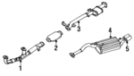 MB906264 - Exhaust: Catalytic Converter for Dodge: Stealth Image
