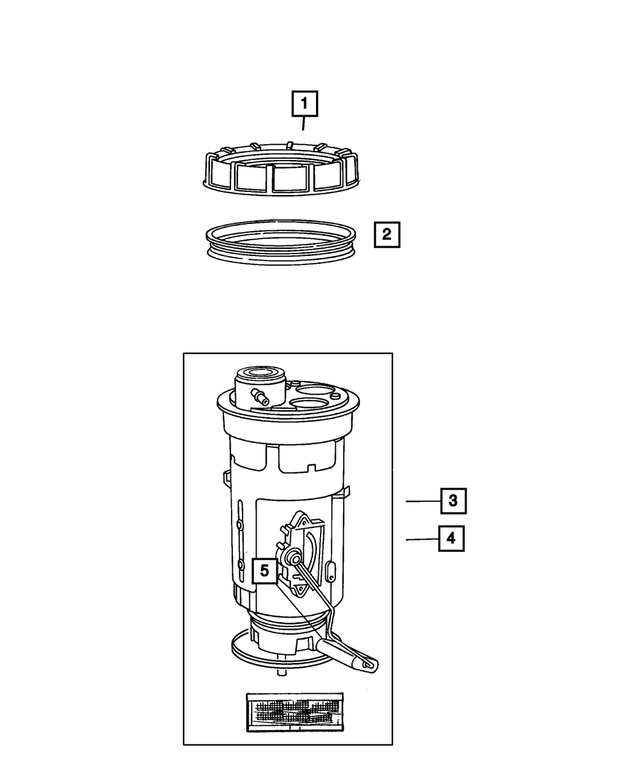 5134554AE - Fuel: Fuel Pump/level Unit Module Package for Mopar Image