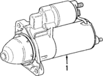 32229768 - Electrical: Starter for Saab: 9-3 Image