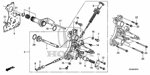 AT Regulator Body ('07-) for 2007 Honda Odyssey #0