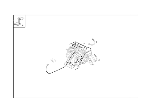 Engine Cable Harness for 2019 Smart EQ fortwo #0