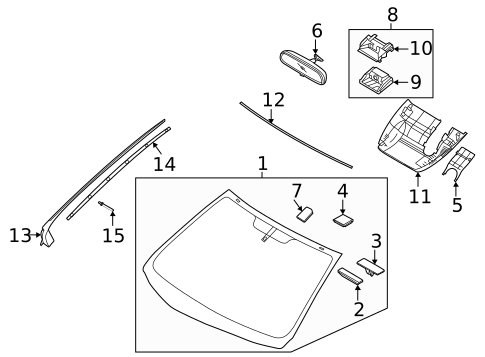 Wipers for 2021 Hyundai Elantra #1