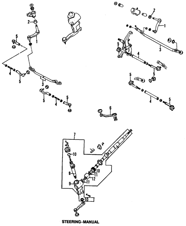 UE3832320 - : Idler Arm Assembly for Mazda Image