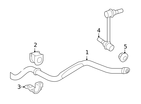 Stabilizer Bar & Components for 2006 Toyota Tacoma #0