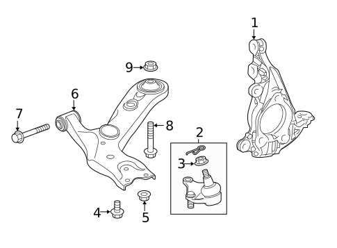 Suspension Components for 2020 Toyota Corolla #1