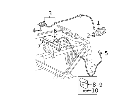 Navigation System Components for 2004 Cadillac DeVille #0