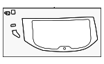 63019FJ031 - : Lift Gate Glass for Subaru: Crosstrek, XV Crosstrek Image