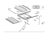 1667800440 - Sliding Sunroof: Trim Slide, Tilt Roof for Mercedes-Benz Image