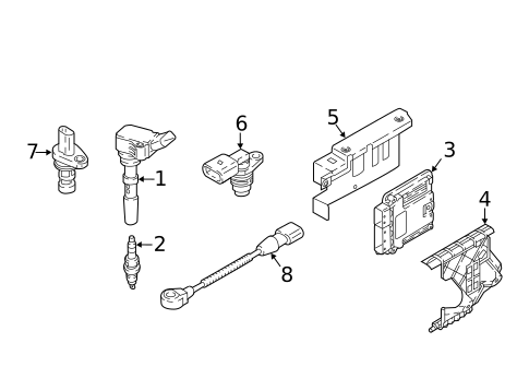 Control Modules for 2023 Volkswagen Atlas #0