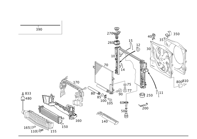 2115001693 - Special Equipment: Blower for Mercedes-Benz: CLS500, CLS55 AMG, CLS550, E320, E500, E55 AMG Image image