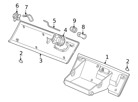 Glove Box for 2007 Saturn Vue #1