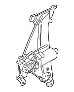 8626965 - Body: Window Regulator for Volvo: S60, S80, V70, XC70 Image