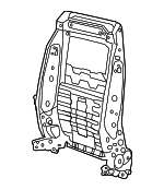 68169930AA - Body: Seat Back Frame for Chrysler: Town &amp; Country | Dodge: Grand Caravan | Ram: C/V Image