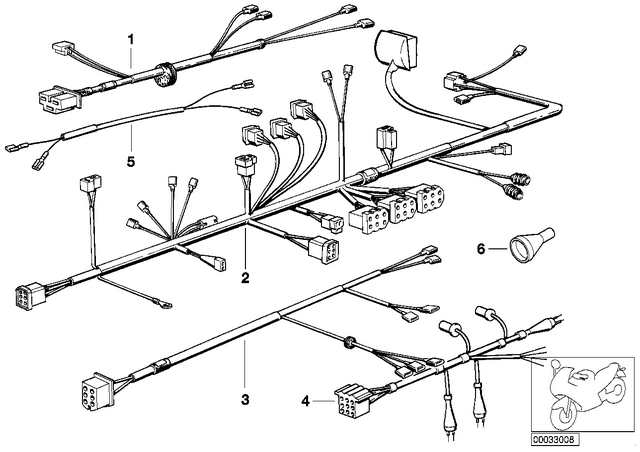 61111243873 - : Wiring Harness Tail Light for BMW-Motorrad Image