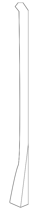 5F9Z74600A96AAA - Body: Strap for Ford: Freestyle, Taurus X Image