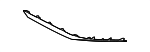 86697GG000AAL - Body: Outer Molding for Kia Image