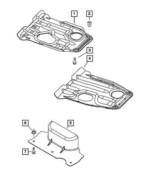 Front Axle Skid Plate for 2009 Jeep Grand Cherokee #0