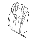 7155160890 - Body: Seat Back Pad for Lexus: LX600, LX700h Image